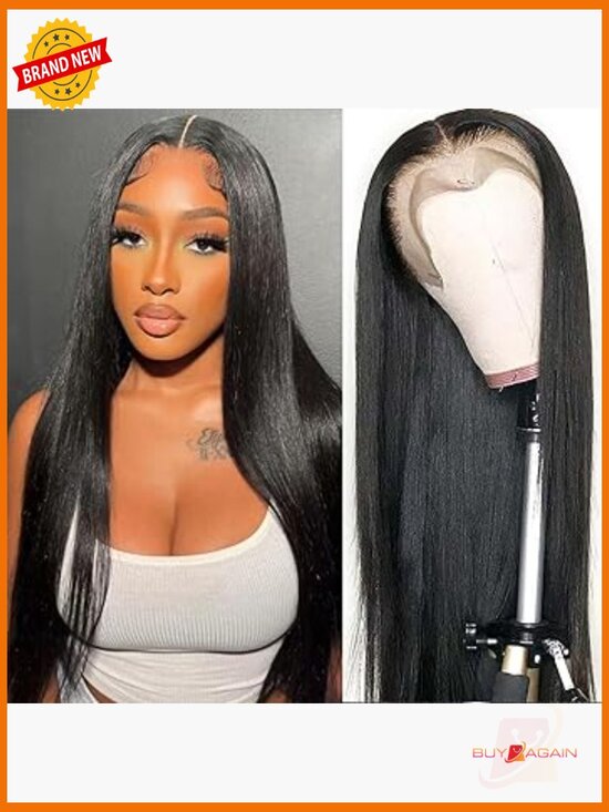 100% Human Hair Lace Front Wig 13x4 200 Density Glueless Wear and Go main image 4